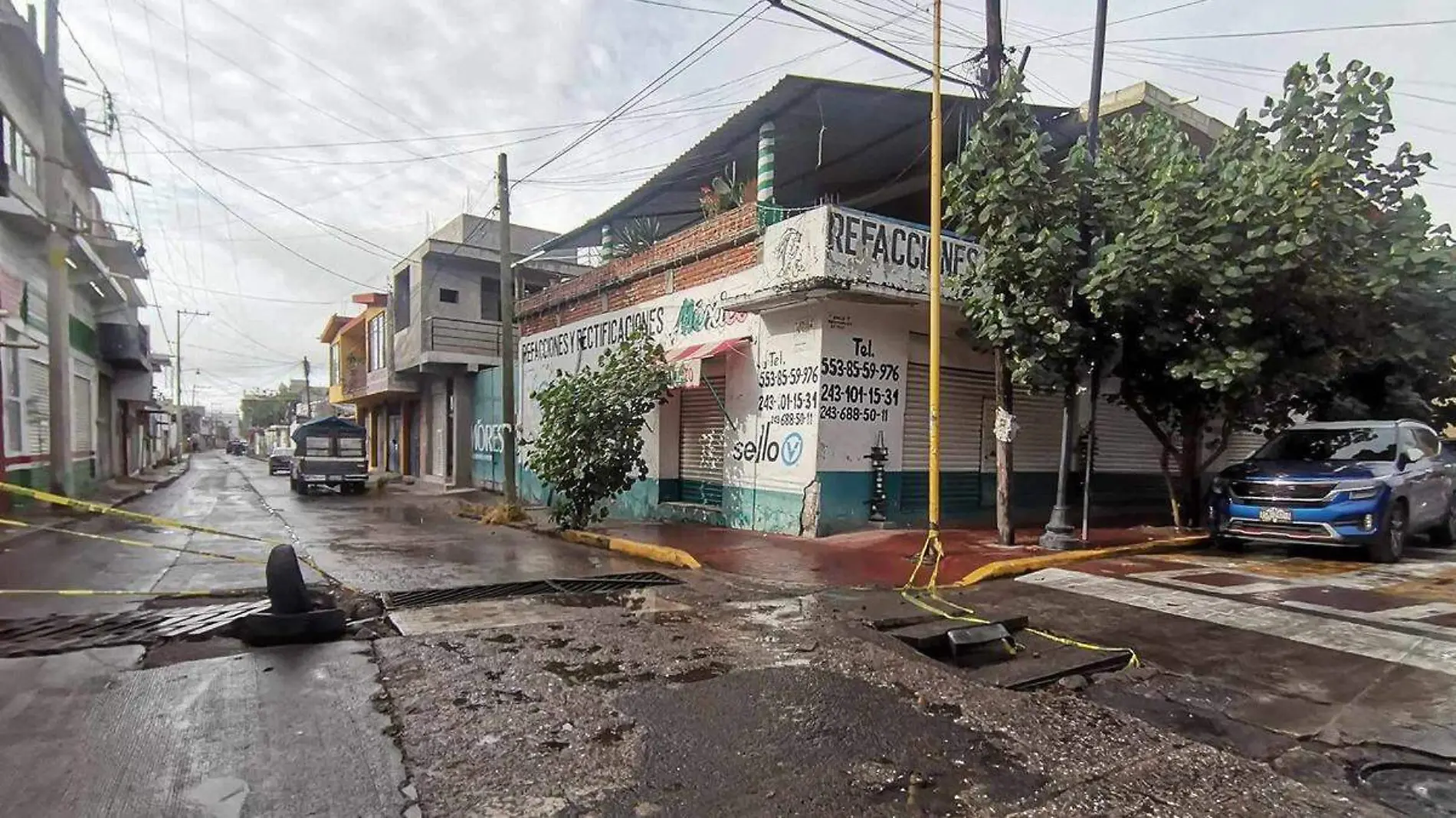 CALLE DESTRUIDA EN IZUCAR 2 ATA